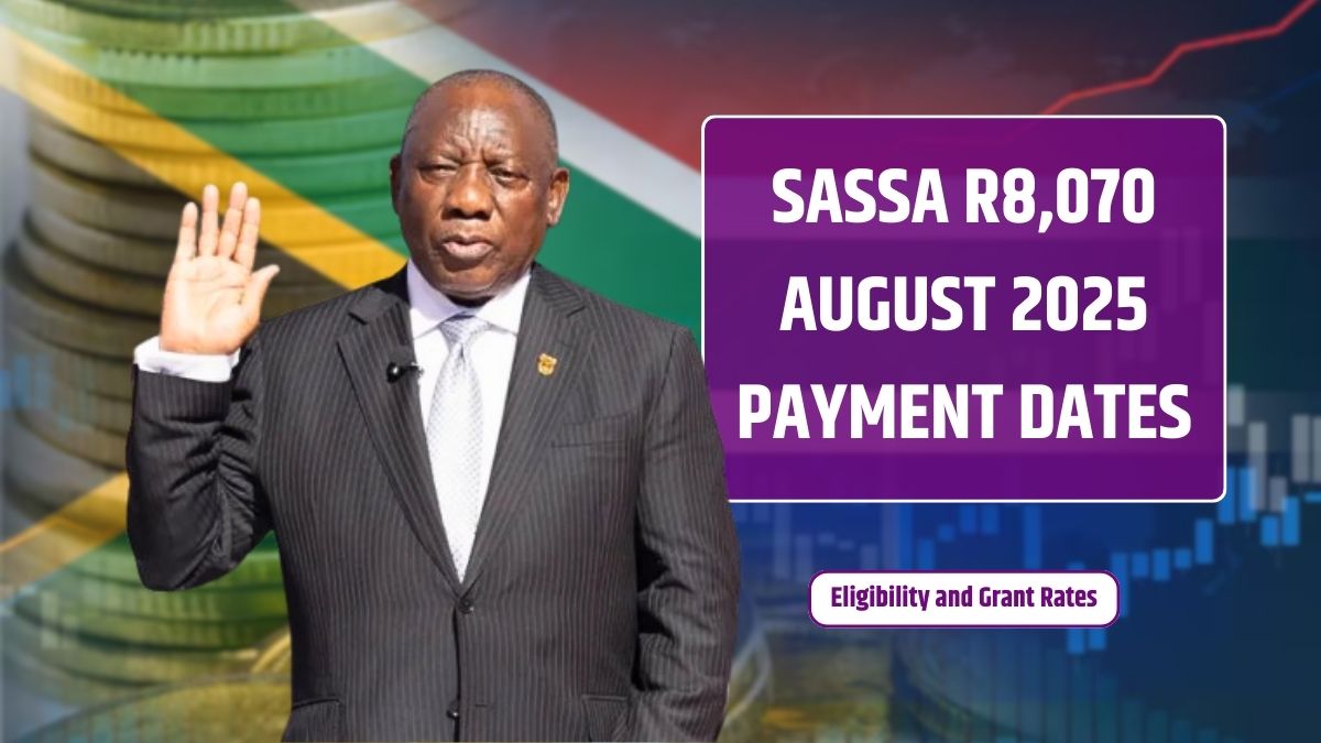 SASSA August 2025 Payment Dates